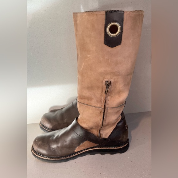 Sorel Womens British Tan Wicked Tall NL1925-265 Leather Riding Snow Boots SZ 9.5 - Picture 2 of 13